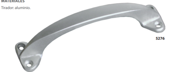PUXADOR ALUMINIO SPA 5280 LAC BRANCO.ANOD